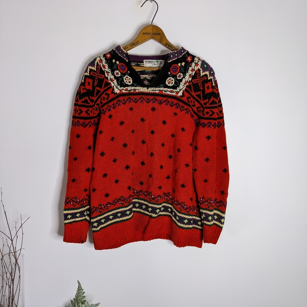 Red Christmas sweater Size 38